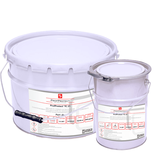 Полимерные полы Полиуретановое покрытие ProfProtect TC 21 Clear