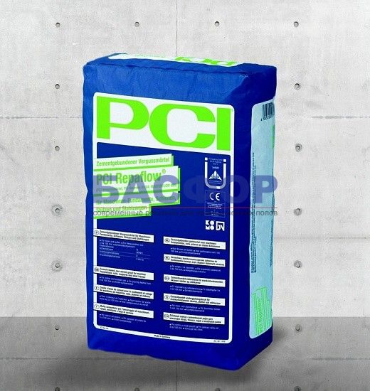 Плиточные системы PCI Repaflow-Безусадочная сверхжидкая быстротвердеющая сухая смесь для высокоточной цементации анкеров