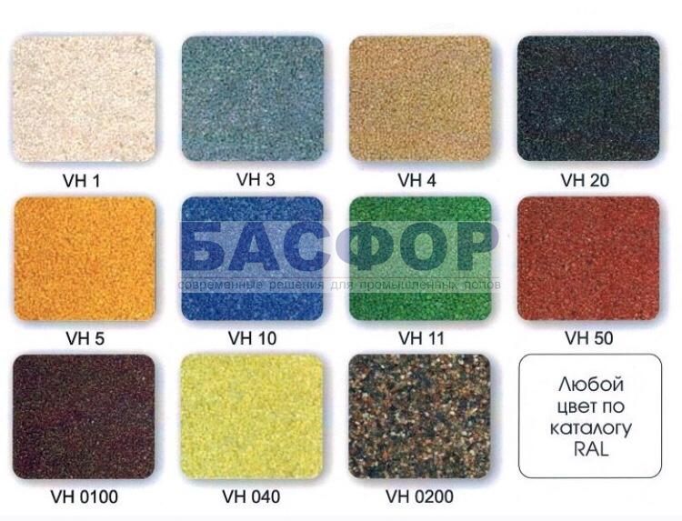 Сопутствующие товары Цветной кварцевый песок для полимерных полов